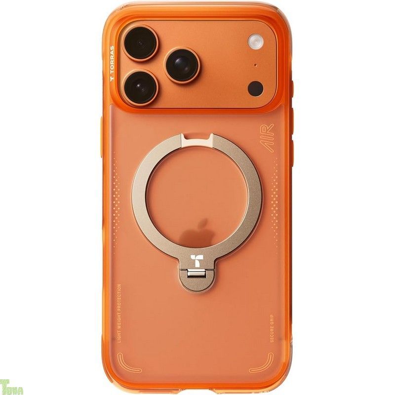 TORRAS iPhone 17 Pro 6.3 インチ 用 ケース エアバッグ 超強保護 米軍 MIL規格 リング スタンド MagSafe対応 Ostand Q3 Air 360°定点回転 縦横両対応 MagSafe対応 ワイヤレス充電 カメラ