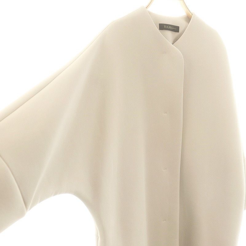 ダーマコレクション dama collection ノーカラーコート ロング 1