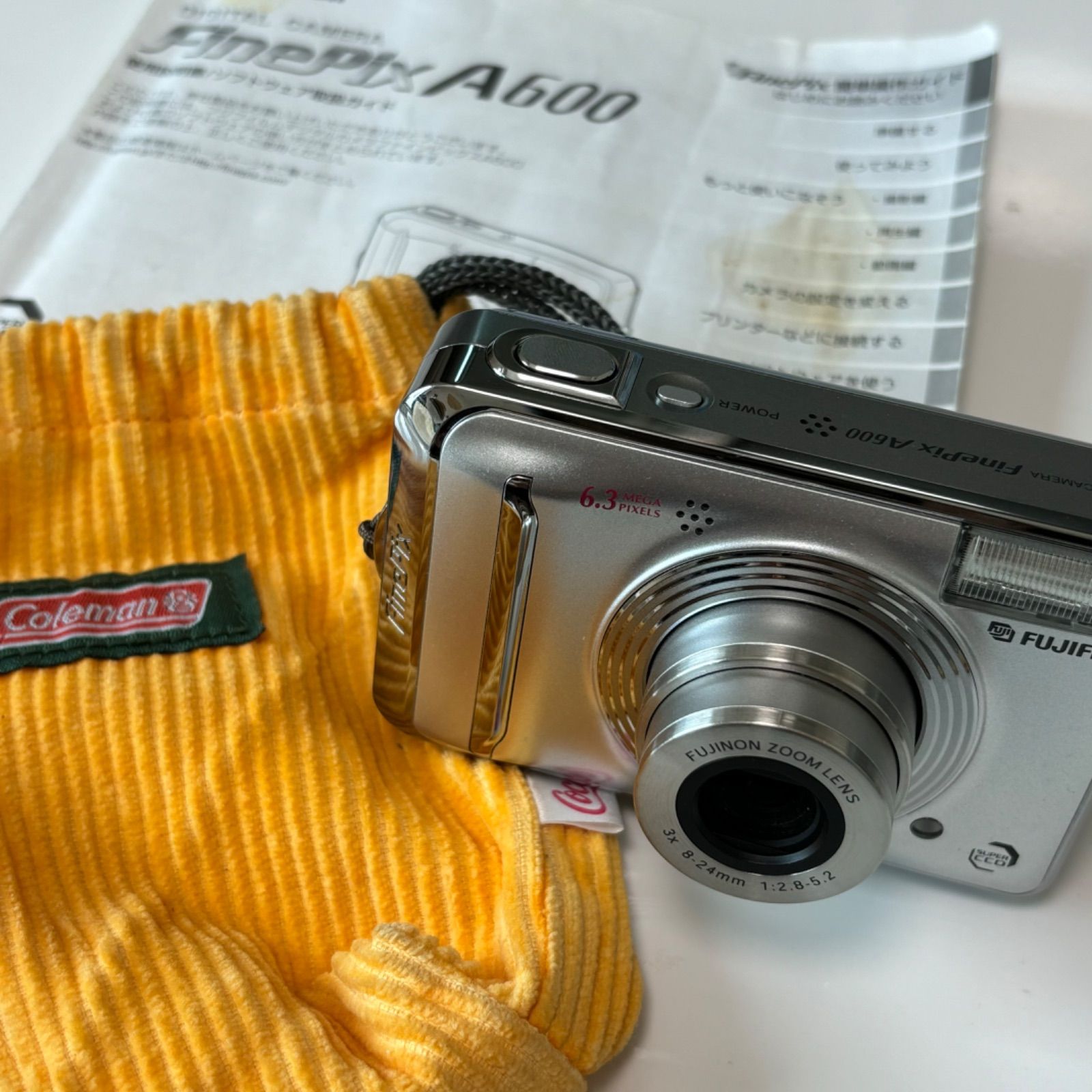 デジカメ ファインピクス 黄色 FUJIFILM FinePix A700 デジタル
