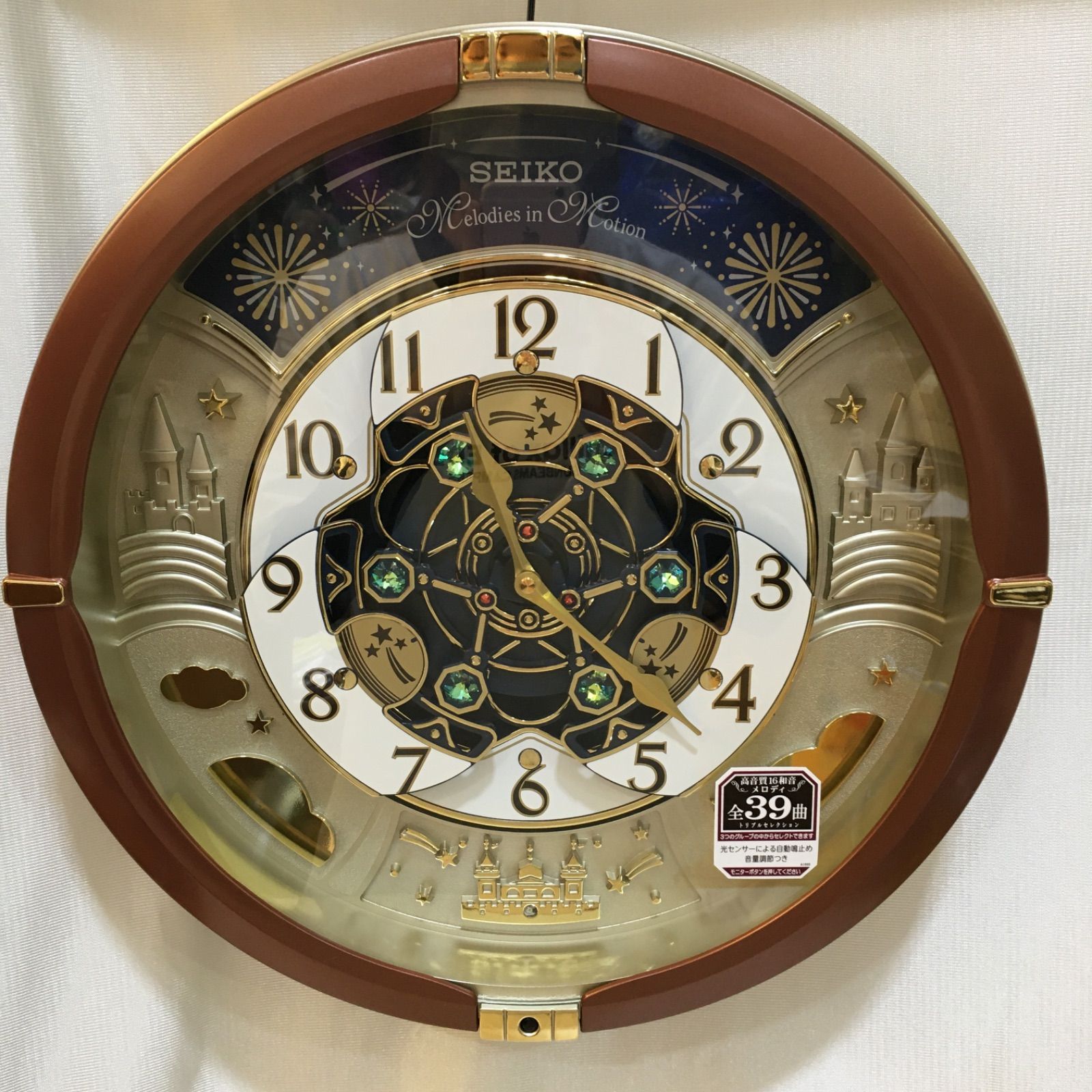 SEIKO セイコー 30周年記念 からくり時計 掛け時計 アナログ RE601B
