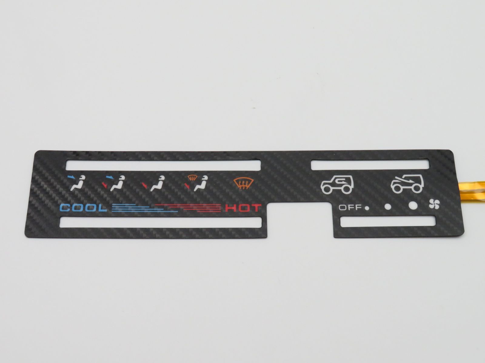 新品 エアコンパネル カーボン ジムニー JA11 JA12 JA22 ELメーター