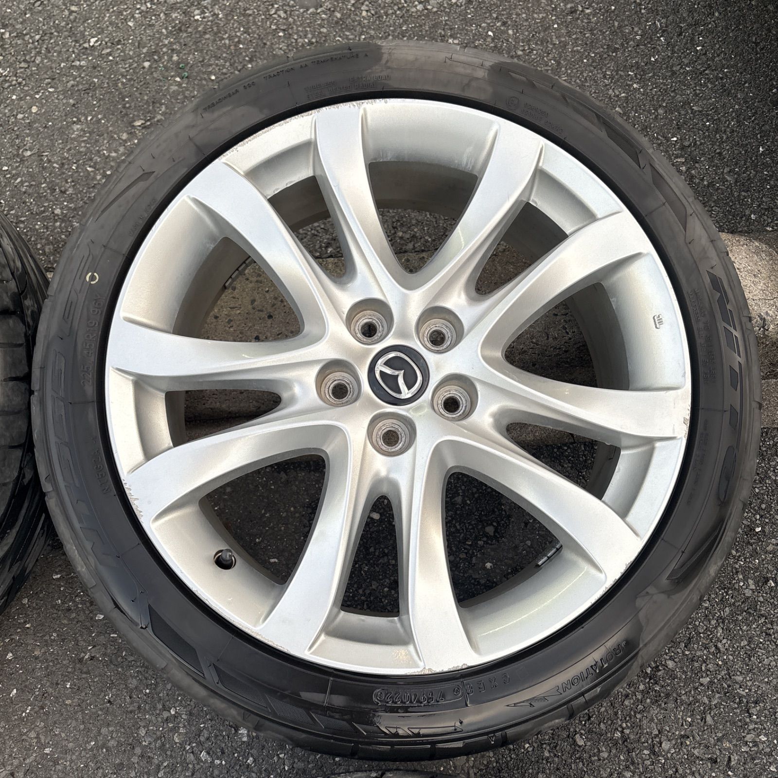 Mazda アテンザ純正 19インチ タイヤホイールセット マツダアテンザワゴン純正ホイール19インチ