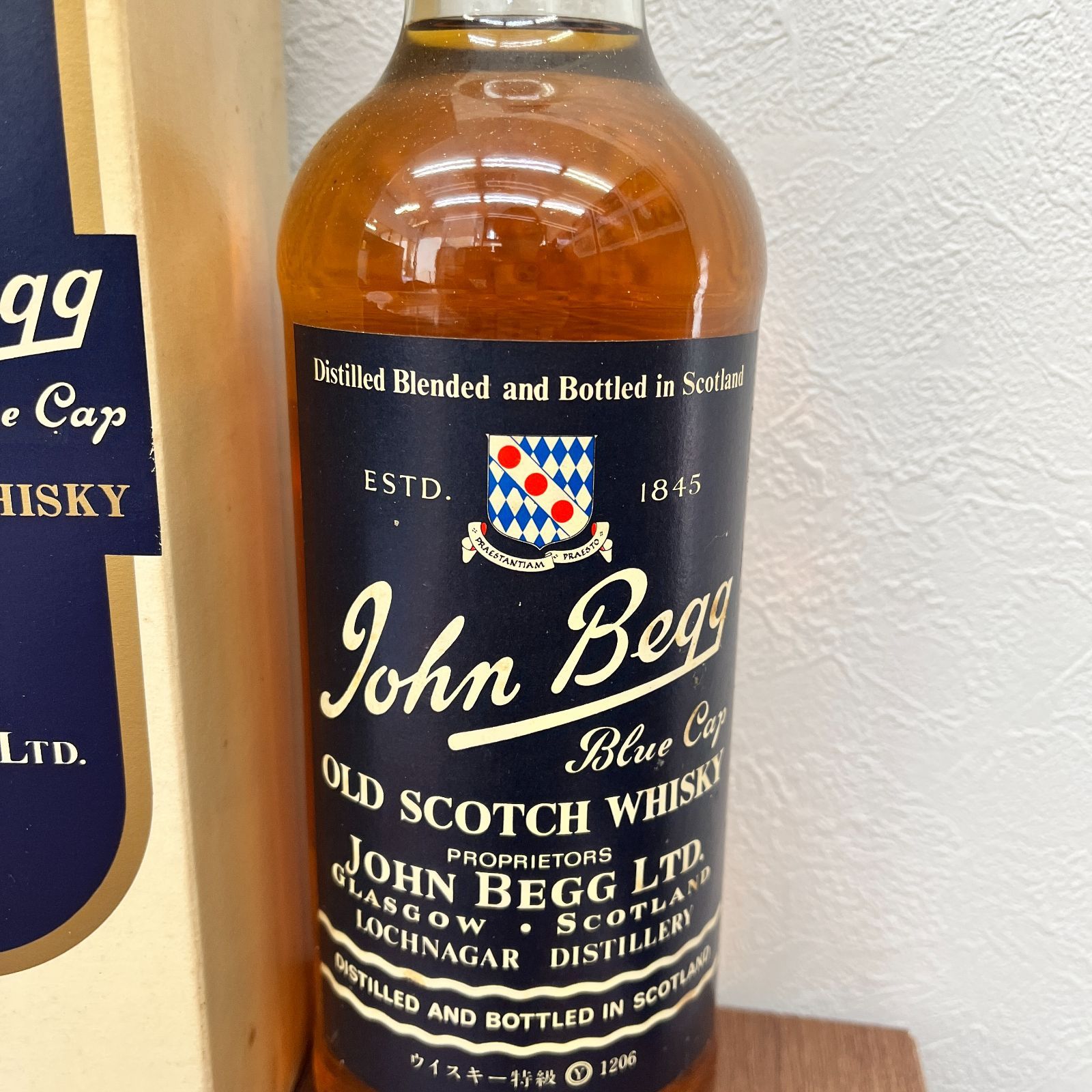 ジョンベッグ John Begg ブルーキャップ 760ml スコッチウイスキー