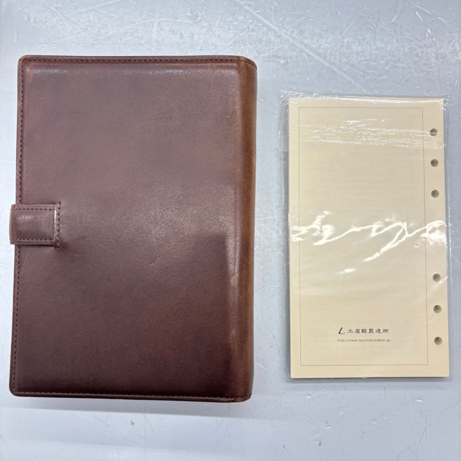 ASHFORD アシュフォード システム 手帳 レクタングルオルター イタリア製 牛革 キップ リング 15mm WWW_SKLAD-KIRPICHA_RU