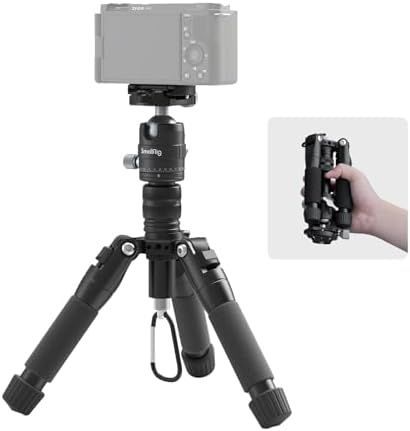 ♥ SmallRig VT-20 ミニ三脚 アルミニウム製 卓上三脚 最大荷重6kg 高さ52cmまで デスクトップ三脚 自由雲台付き 360°ボールヘッド付き アルカスイス式 小型 DSLR カメラ ビデオカメラ用 コンパクト 軽量 1|4