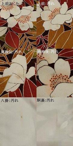 平和屋着物□上質な小紋 草花尽くし 鬼しぼ縮緬 正絹 逸品