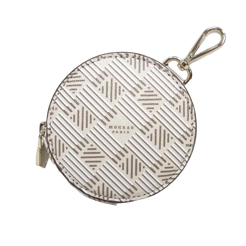 モロー パリ MOREAU PARIS ラウンドチャーム ROUND CHARME バッグチャーム コインケース ポーチ 小銭入れ カラビナ シャンパン ベージュ