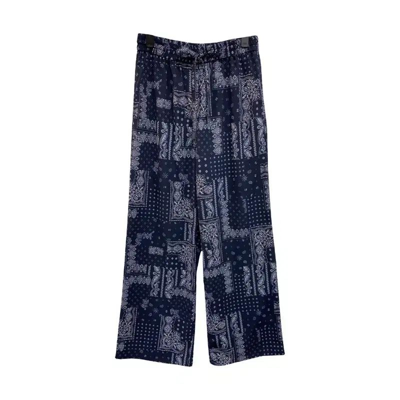 レディース S |ヘッジ 24SS ペイズリー バンディング パンツ
