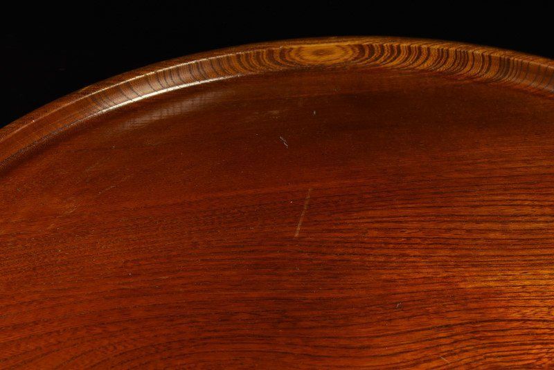 蔵A2538b 民藝 欅刳貫 大盆 55.5ｃｍ 鳥取民芸