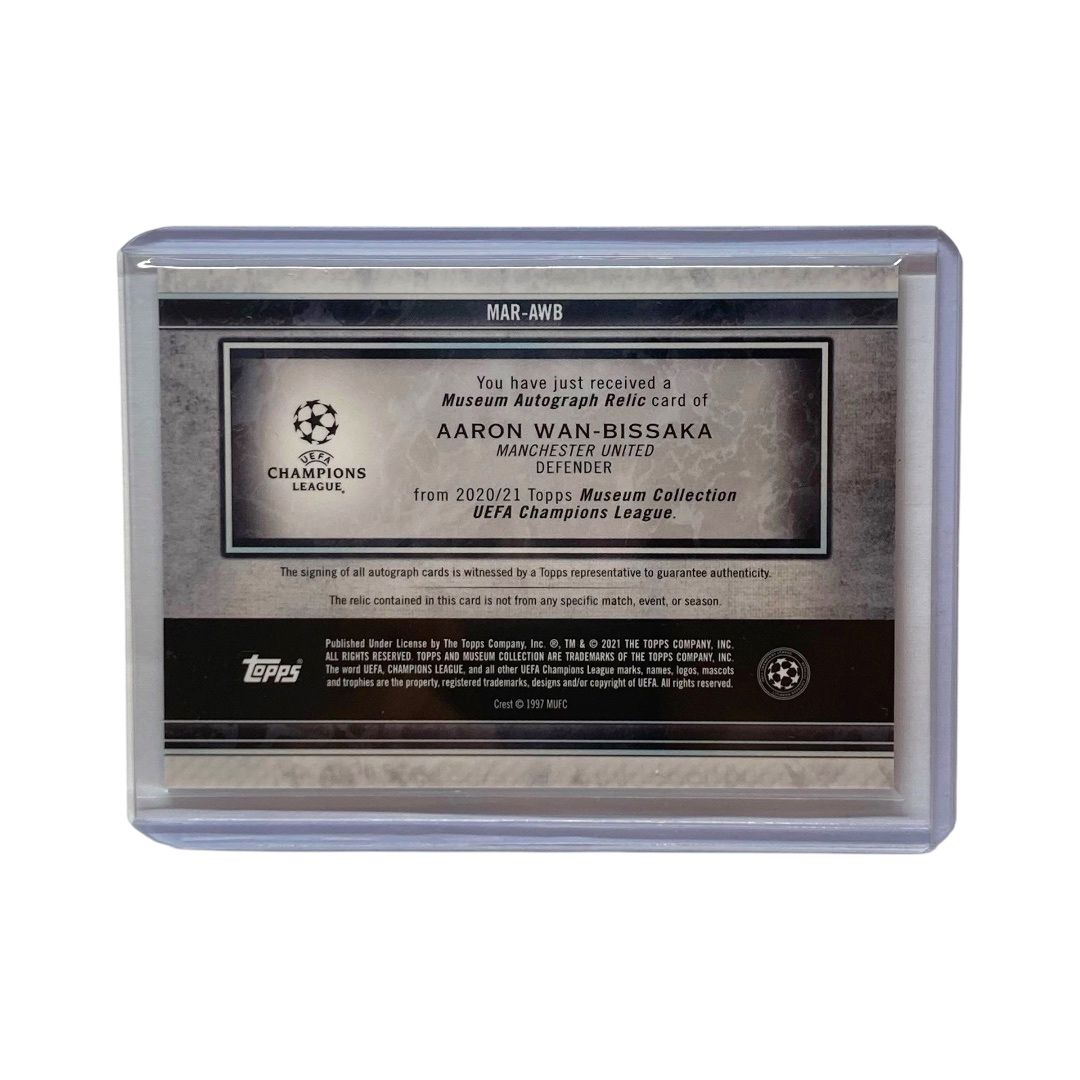 TOPPS サッカーカード MUSEUM COLLECTION AARON WAN-BISSAKA MANCHESTER UNITED 52/75 #MAR-AWB 送料無料 中古 IT2 TOPPS サッカーカード MUSEUM COLLECTION AARON WAN-BISSAKA