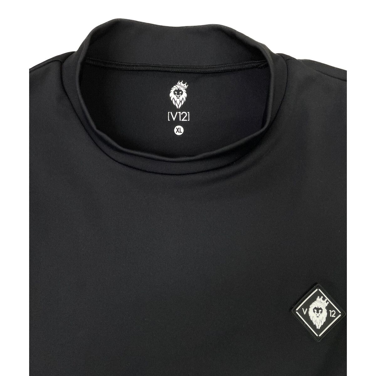 V12/ヴィ トゥエルヴ　LX EMBOSS POLO　黒　Lサイズ V12/ヴィ トゥエルヴ LX EMBOSS POLO 黒 Lサイズ