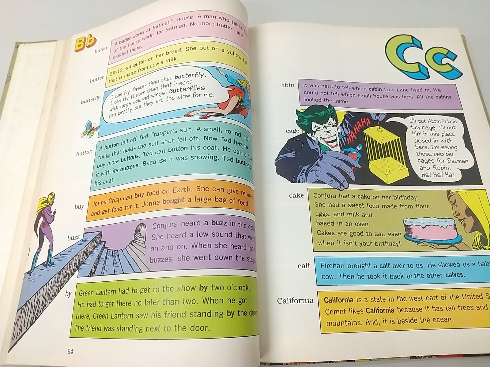 THE SUPER DICTIONARY　アメコミイラスト英英辞典　スーパーマン THE SUPER DICTIONARY DCコミックス スーパーマン バットマン