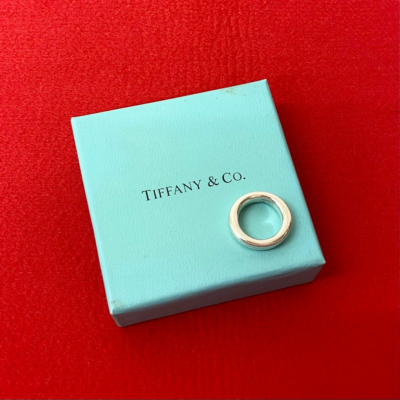 【美品✨】TIFFNY&Co.／ティファニー　ナローリング　シルバーリング　7号 TIFFANY & Co. 1837 ナロー リング シルバー 925