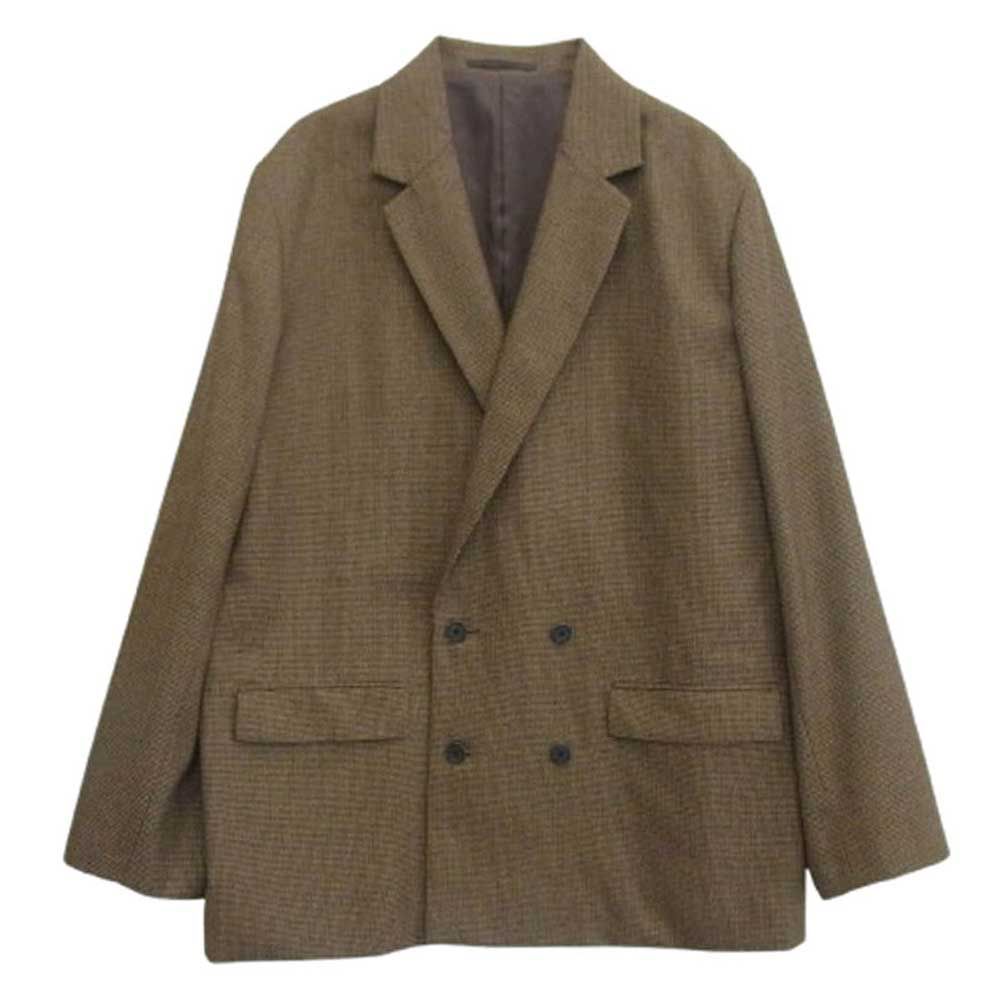 LA BOUCLE ラブ―クル 21-010-300-1006 EDIFICE ダブルブレスト テーラードジャケット ブラウン系