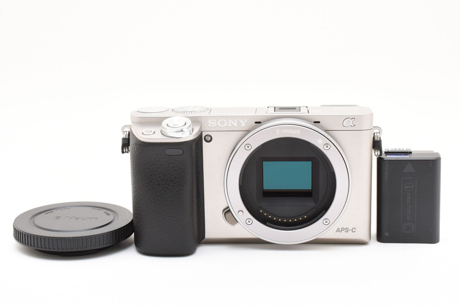 シャッター回数6 527回 SONY ソニー α6000 ボディ シルバー ILCE-6000 2461925A