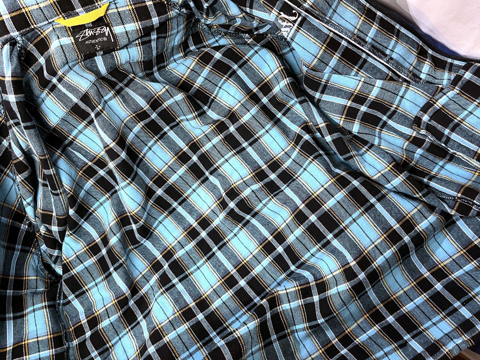 90s old stussy コットンチェックジャケット 90s ヴィンテージ オールド STUSSY｜ステューシー チェック