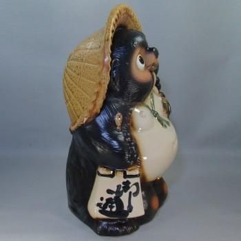 信楽焼 陶器 置物 狸 】 福狸 16号 新品 （信楽焼・陶器・狸・たぬき