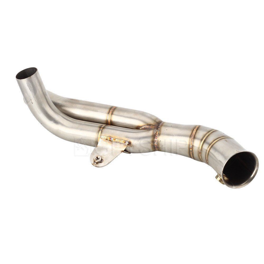 YAMAHA YZF-R1 2009-2014 ミドルパイプ 触媒レス 触媒ストレート 触スト マフラー BRIGHTFACE_UK