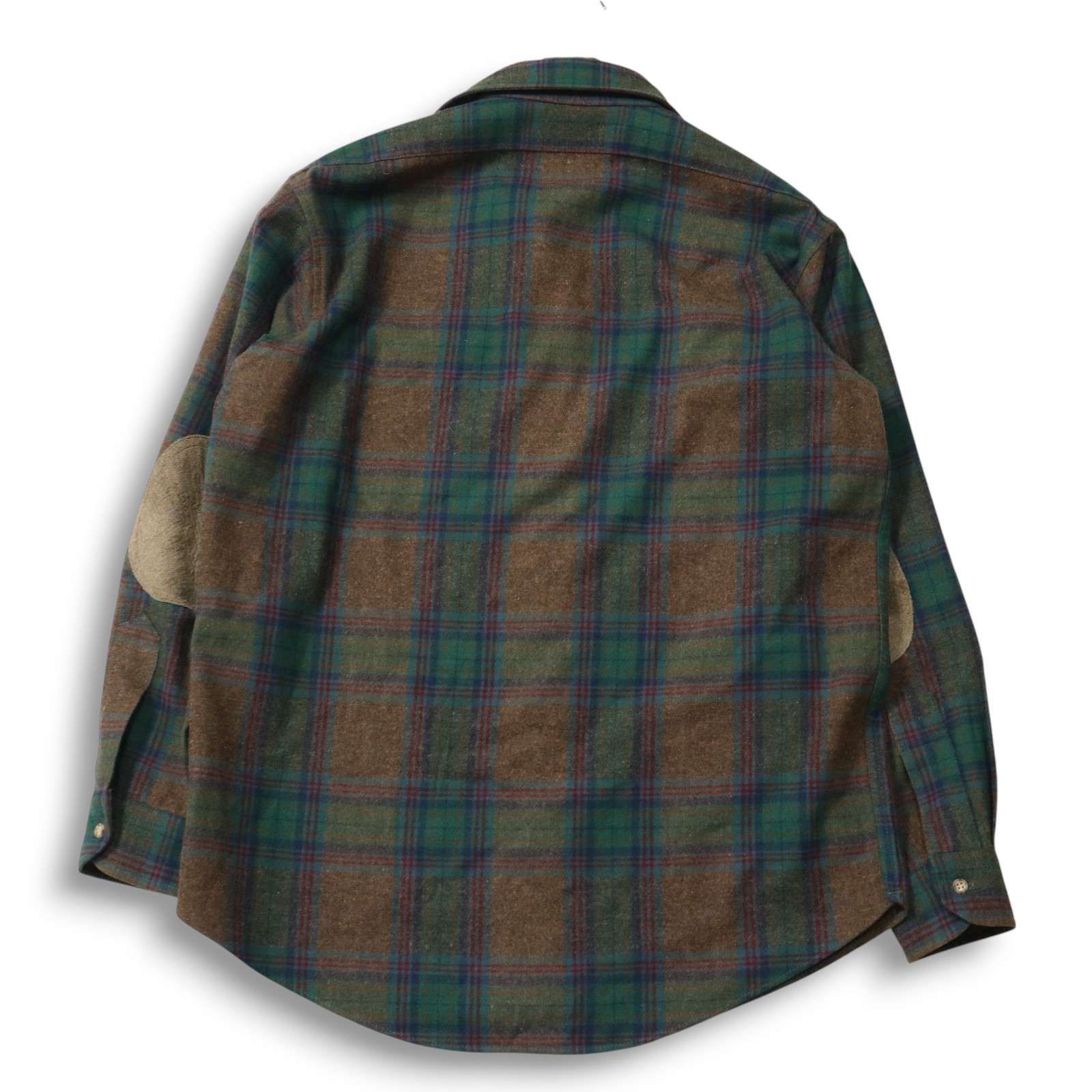 90s~00s☆ USA製 PENDLETON ペンドルトン 秋冬 エルボーパッチ