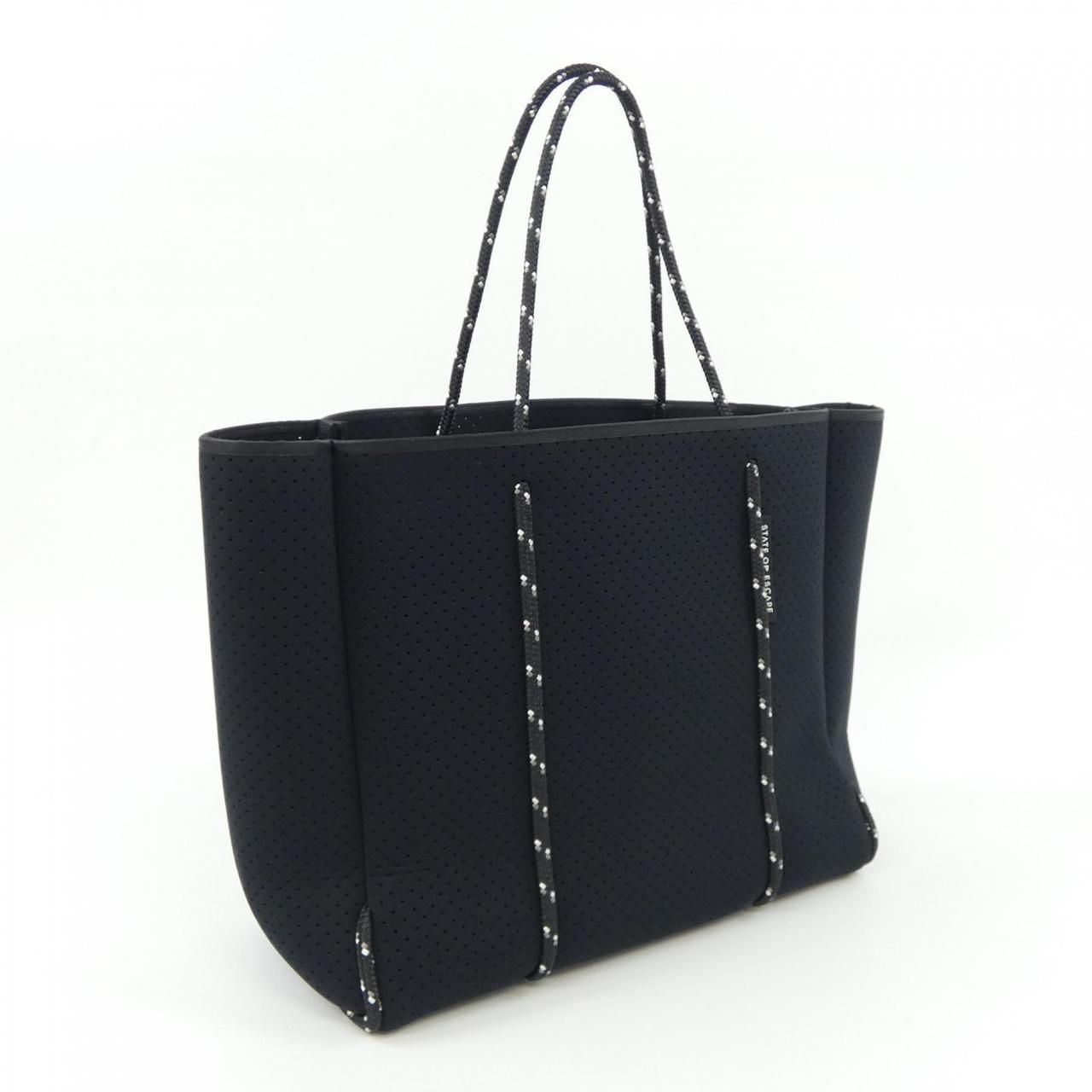 ステイトオブエスケープ トートバッグ ポーチ付き 緑 A4可