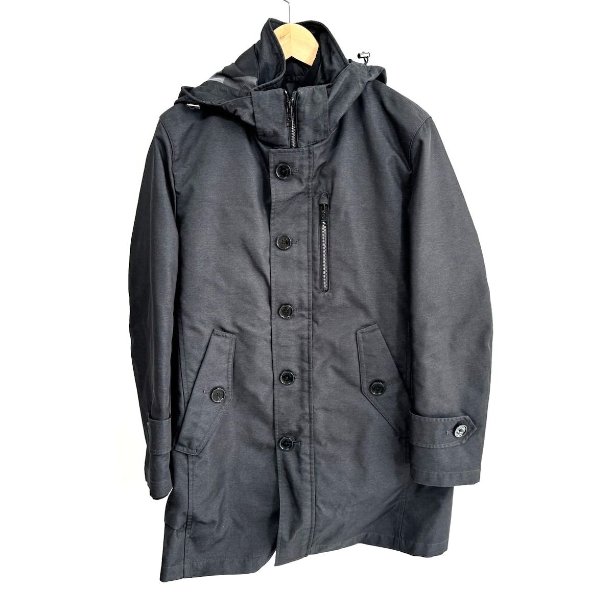 BLACK LABEL CRESTBRIDGE(ブラックレーベルクレストブリッジ) ダウンコート サイズM メンズ美品  - 黒 長袖/冬