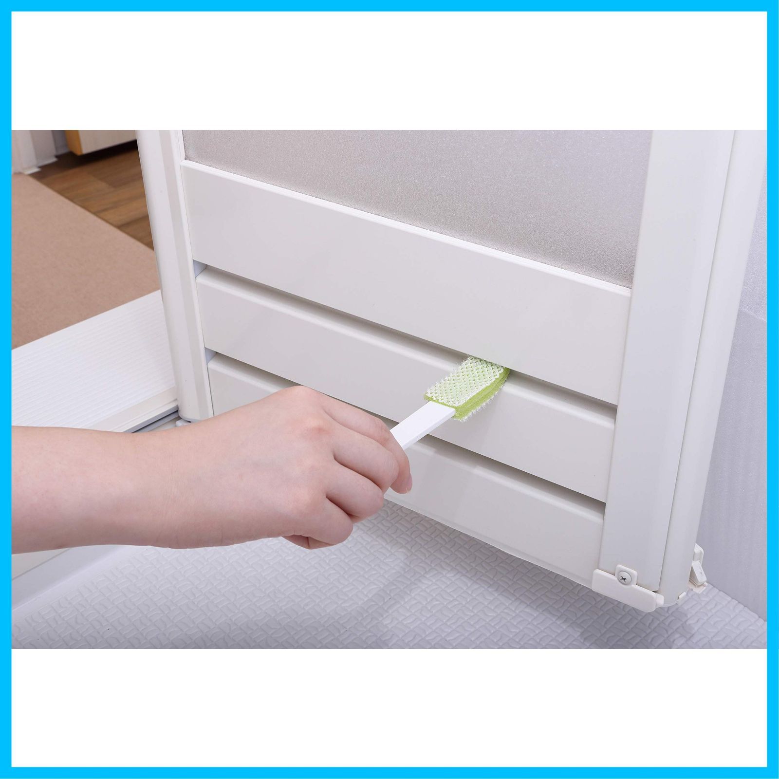  浴室掃除用スポンジ ホワイト 東和産業 約21 2 4 cm 浴室すき間洗いクリーナー 入 台所用スポンジ たわし 掃除用具