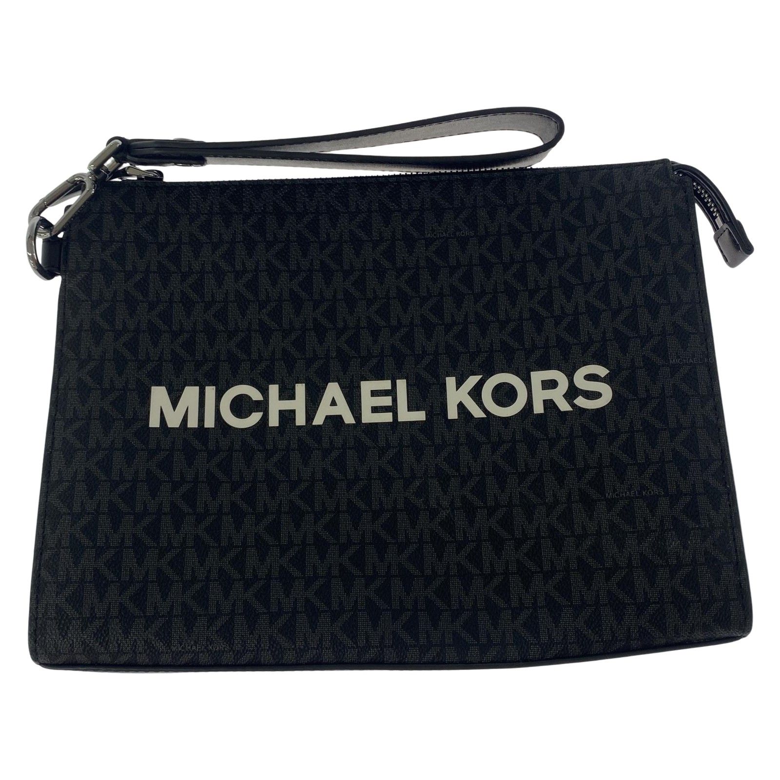 Michael Kors マイケルコース 総柄クラッチバッグ|ブラック