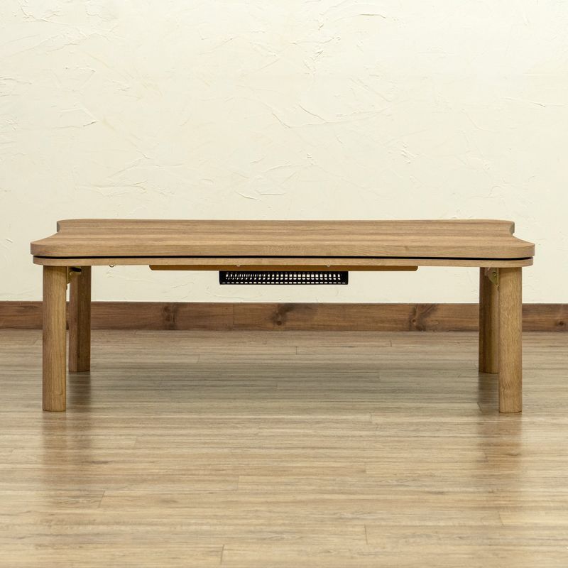 こたつテーブル 完成品 折れ脚 折りたたみ 300W 石英管 メトロ電気 ヒーター 炬燵 110×70 110cm 天板固定金具 兼用 春夏秋冬 一年中 リビングテーブル 座卓 ローテーブル 長方形 オーク OAK 佐200 DCK-12OAK こたつ