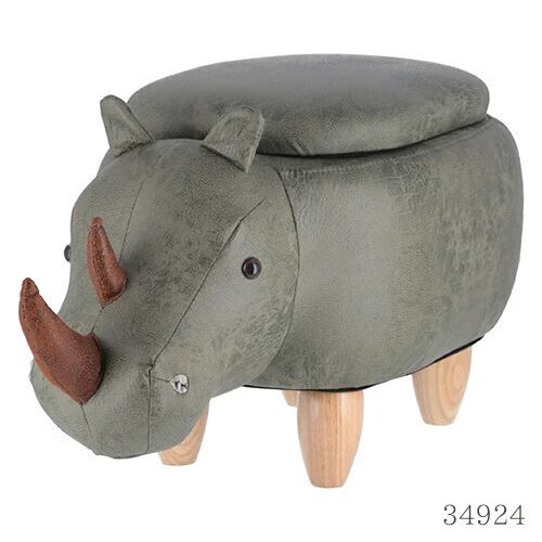 【送料無料】アニマル スツール 収納付き サイ プレゼント 男の子