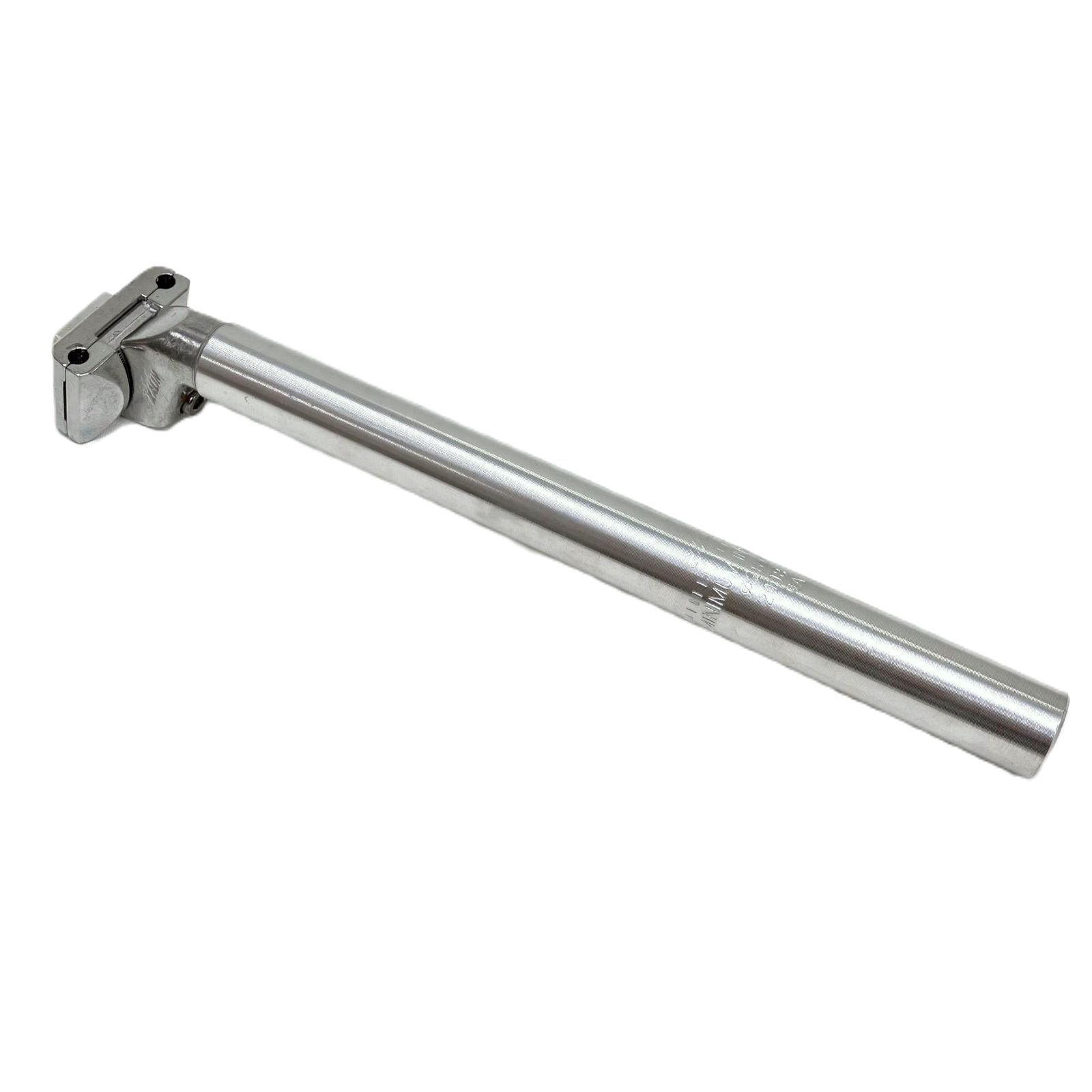 【新着商品】アルミ KALIN シートポスト シートピラー φ26.0 直径26.0mm 自転車 シルバー サドルクランプ （やぐら）付