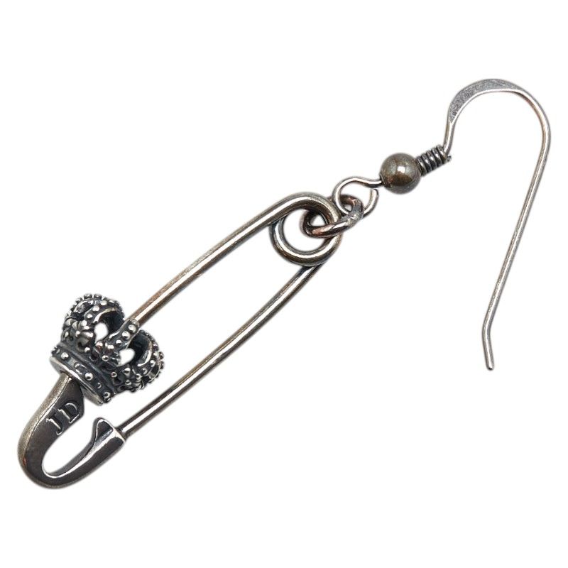 ジャスティンデイビス THRASH Earring スラッシュ クラウン 安全ピン