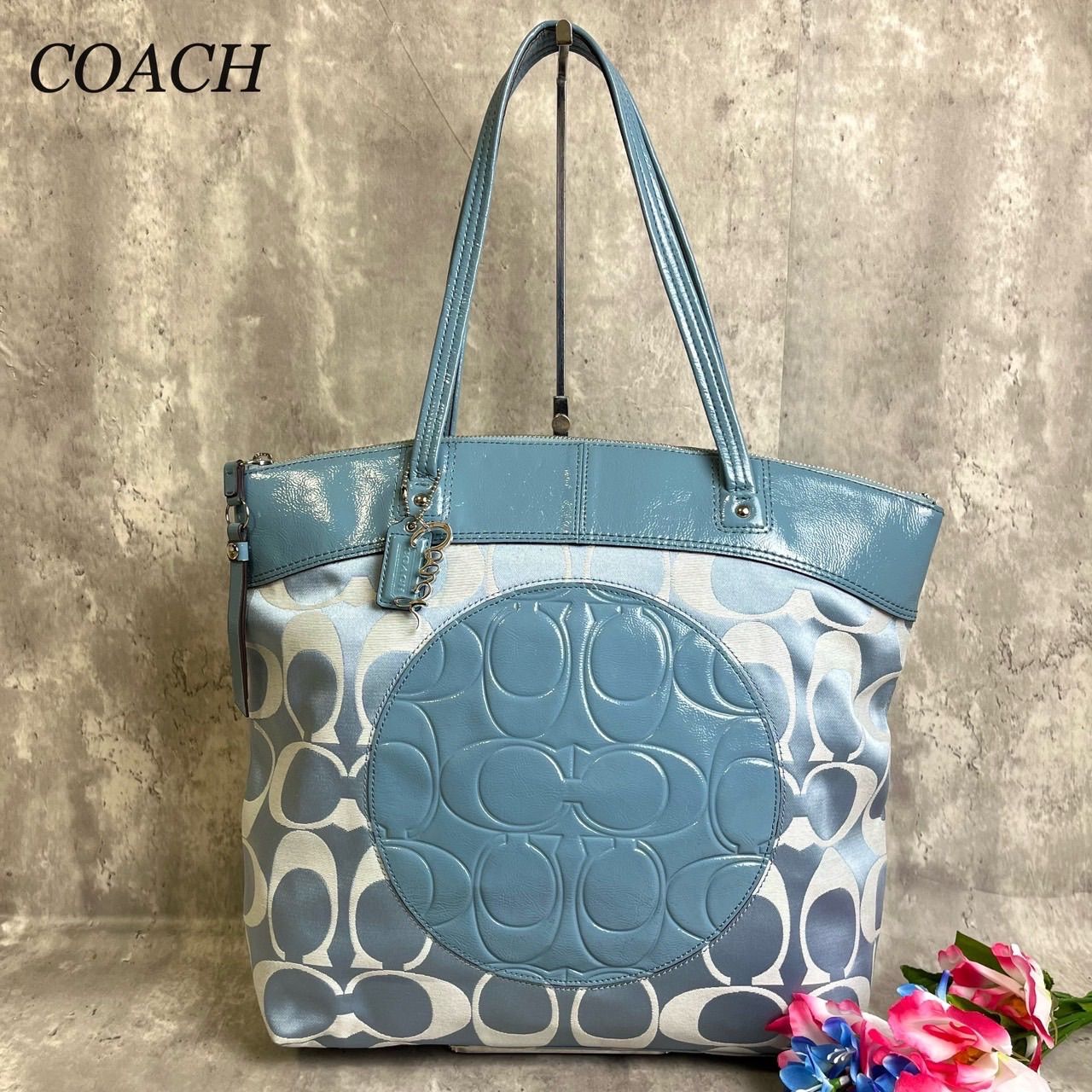 ✨美品✨ COACH コーチ トートバッグ ハンドバッグ ラウラ