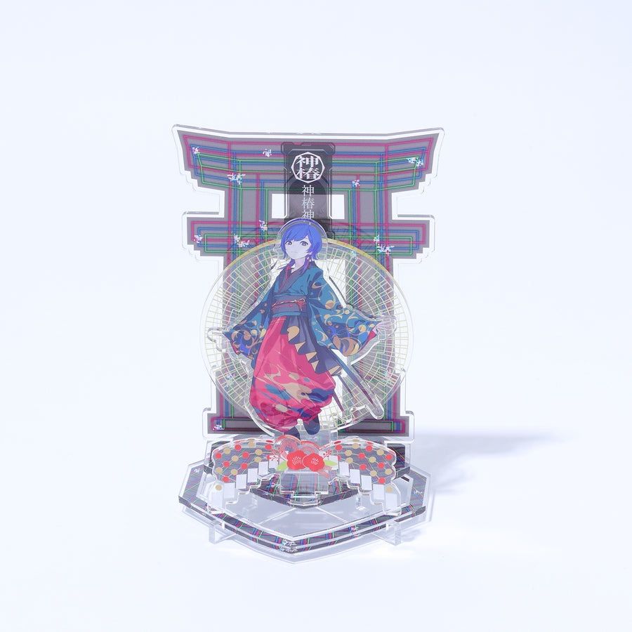 【未開封品】V.W.P 振袖立体アクリルスタンド 理芽／コミックマーケット103 出展記念グッズ 神椿神社 アクスタ