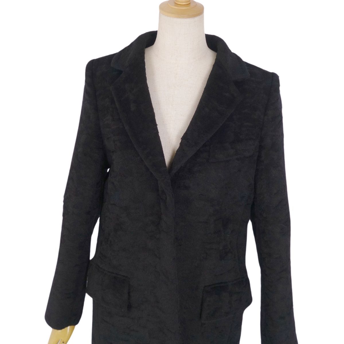 美品 マックスマーラ Max Mara コート 白タグ ロングコート アルパカ