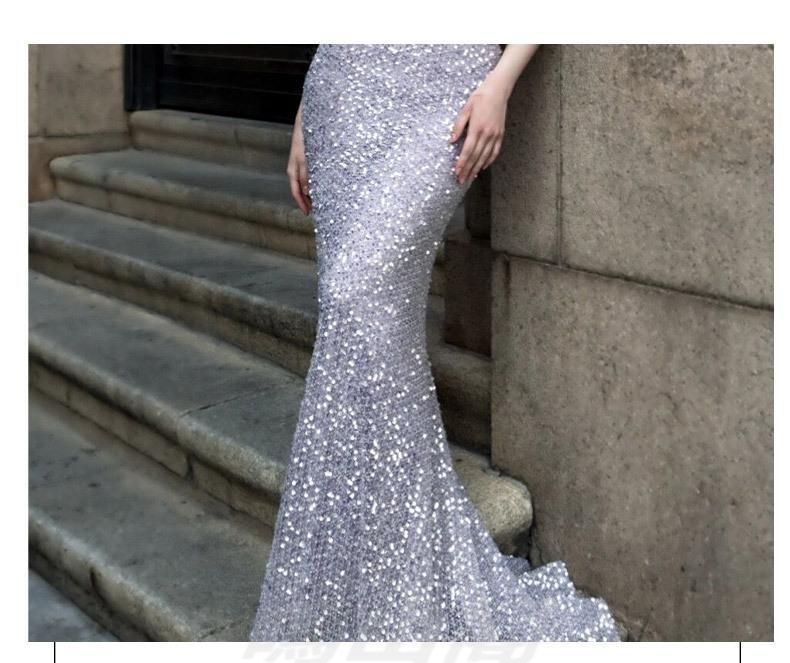 魚尾 ロングドレス