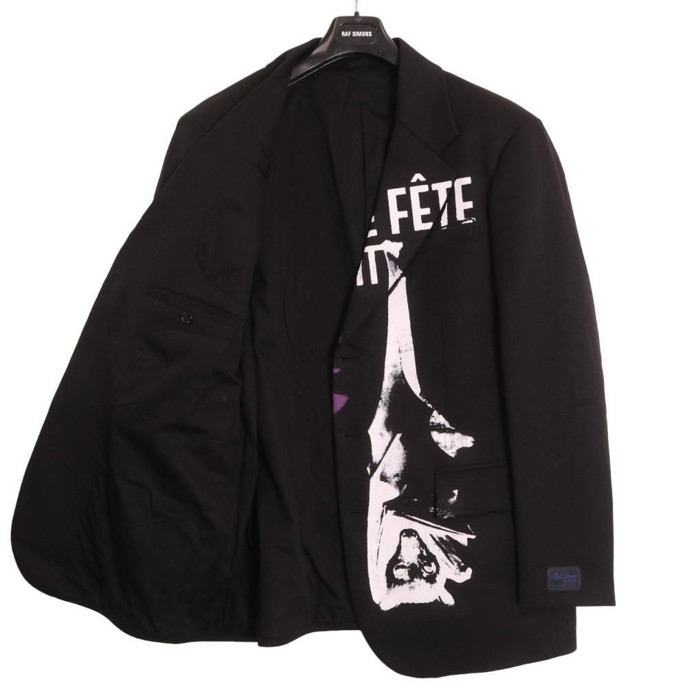 ラフシモンズ 22AW Grand Fete グラフィック プリント テーラード