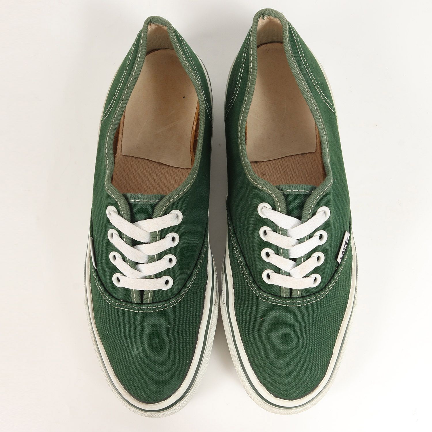80s VANS オーセンティック US10.5 グリーン USA製 ビンテージ 80年代 