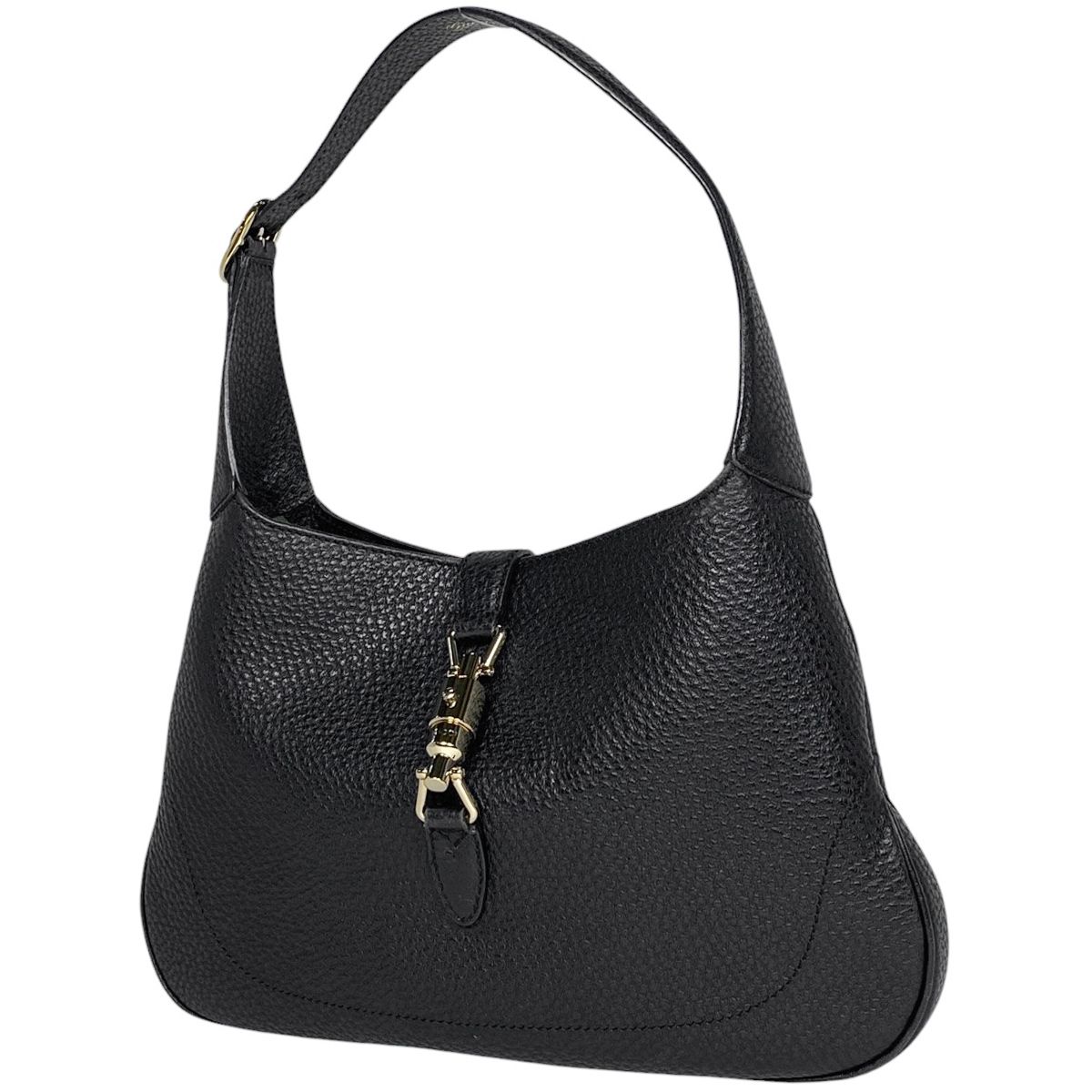 グッチ GUCCI ニュー ジャッキーライン ショルダーバッグ ハンドバッグ ワンショルダー ショルダーバッグ レザー ブラック 137335 レディース