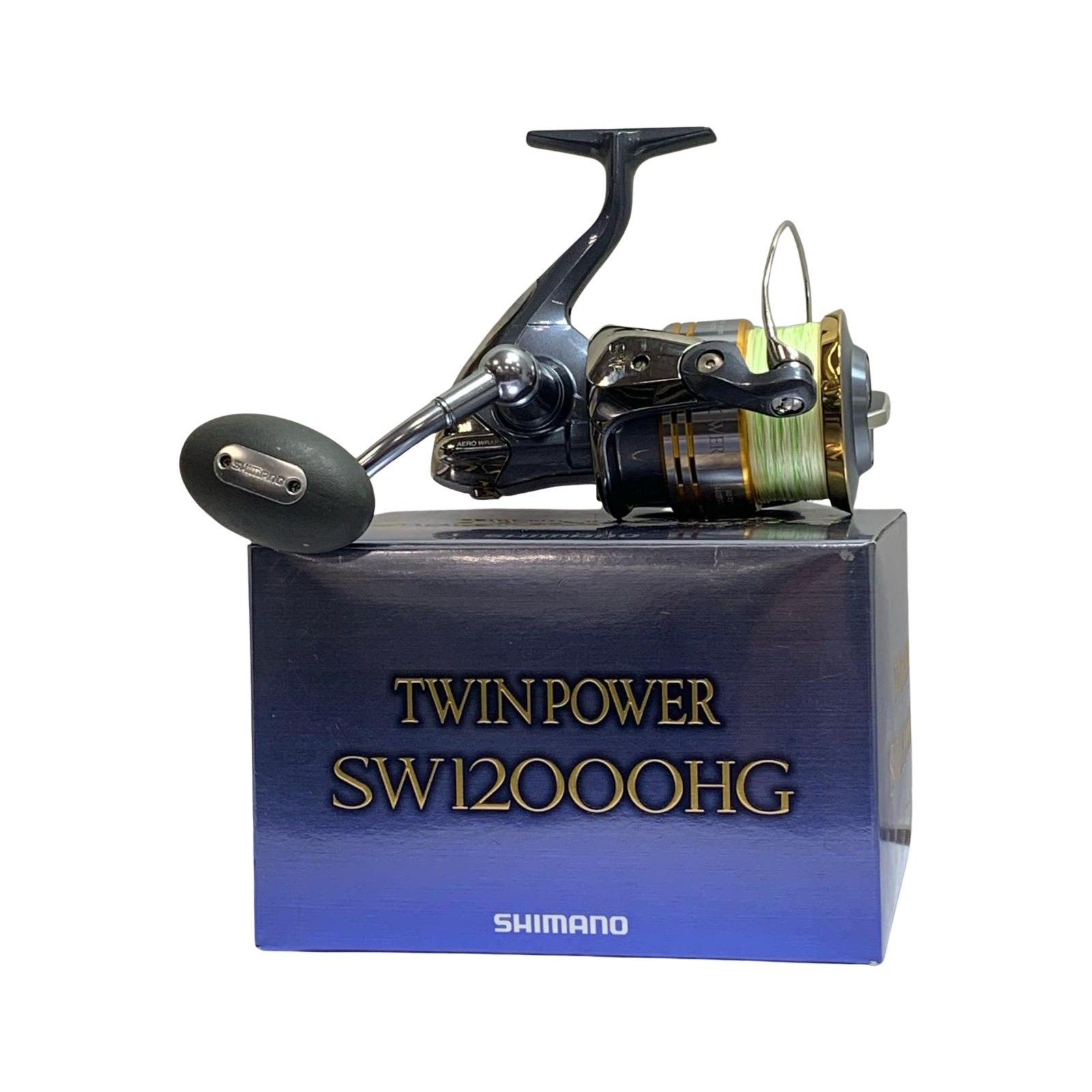 SHIMANO シマノ 09ツインパワーSW12000HG スピニングリール キズあり 02332