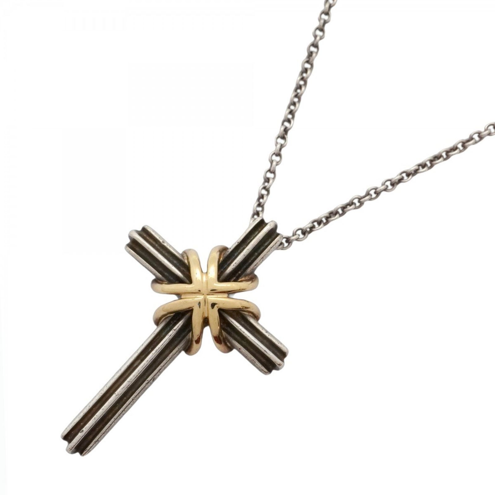 ⭐️SALE⭐ ティファニー　ネックレス　シグネチャークロス　SV925 TIFFANY&CO. ティファニー シグネチャークロス ネックレス