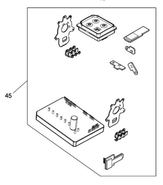 マキタ makita 40Vmax 充電式鉄筋結束機 TR001G 用 コントローラコンプリート 1411B8-6 部品 修理 パーツ 建築 建設 型枠 鉄筋 土木