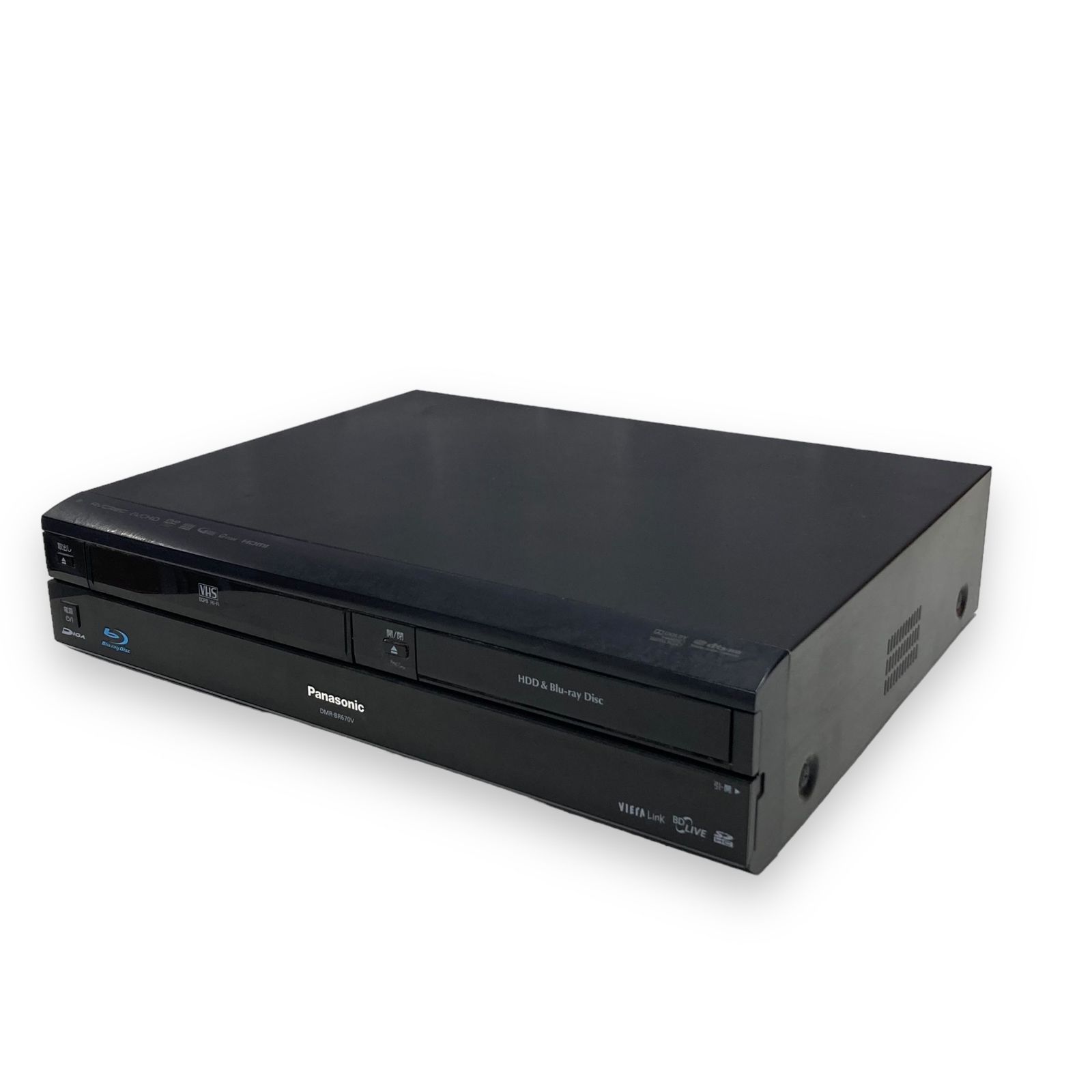 ジャンク Panasonic パナソニック DMR-BR670V HDD 搭載 VHS一体型 Blu