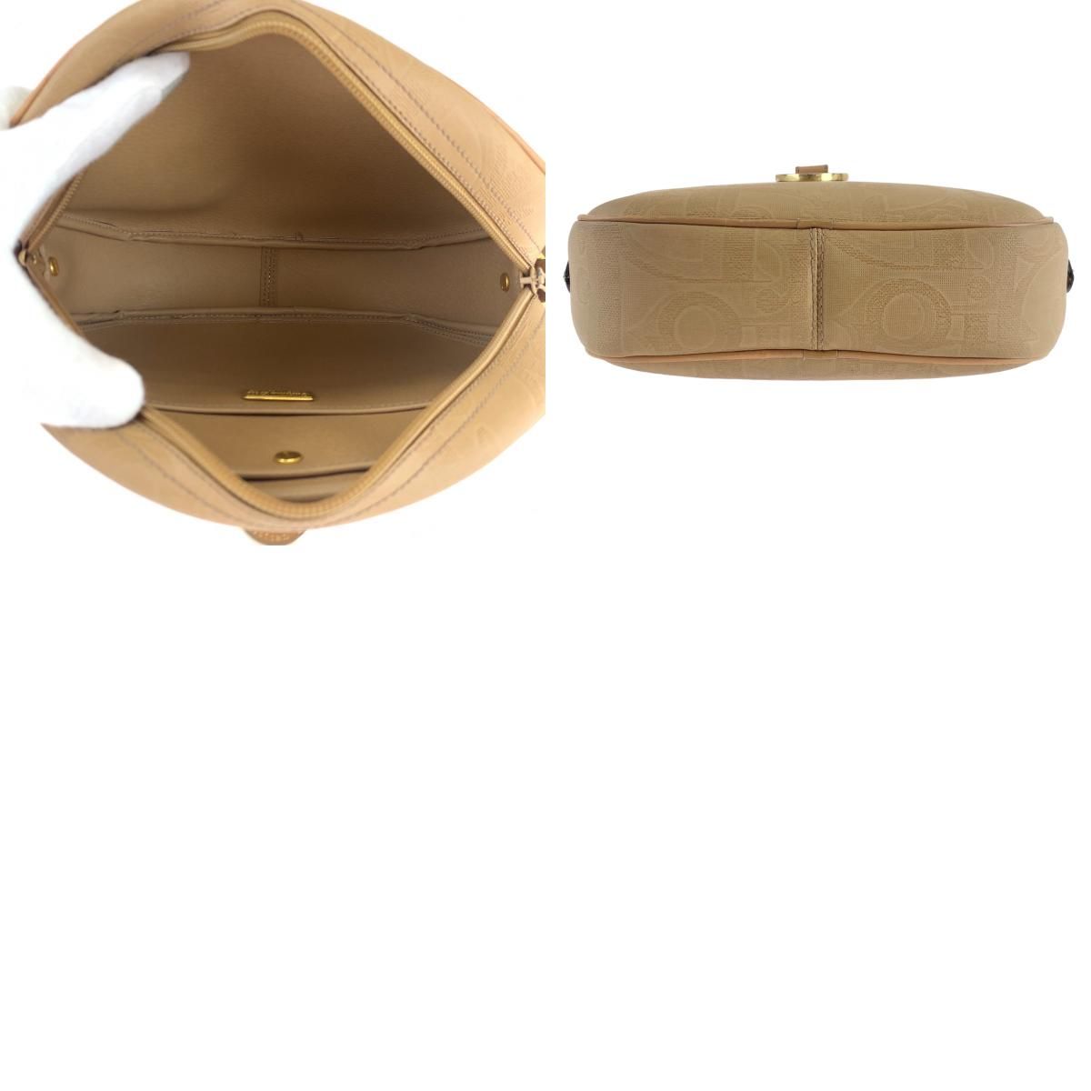 Christian Dior クリスチャンディオール トロッター ブラウン 茶 ゴールド金具 PVC ショルダーバッグ 斜め掛け レディース 403380 【中古】 Christian Dior クリスチャンディオール トロッター ブラウン 茶
