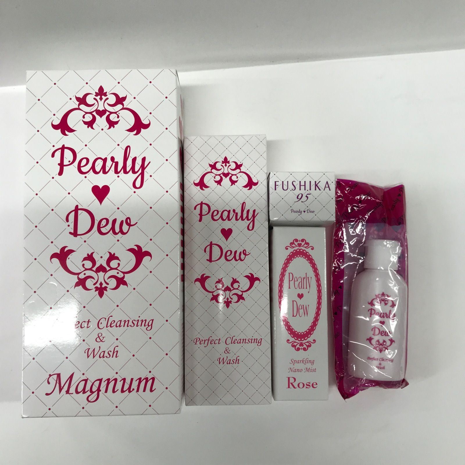 K475 Pearly Dew パーリーデュー クレンジング＆ウオッシュ450ml 150ml 30ml | ミスト | ジェル 計5点セット