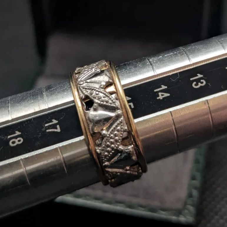アメリカ Vargas Mfg Co製 10K GFスターリング シルバー925 USA