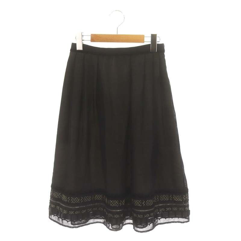 FOXEY BOUTIQUE フォクシーブティック　フレアスカート　黒　38 M FOXEY BOUTIQUE フォクシーブティック フレアスカート 黒 38 M
