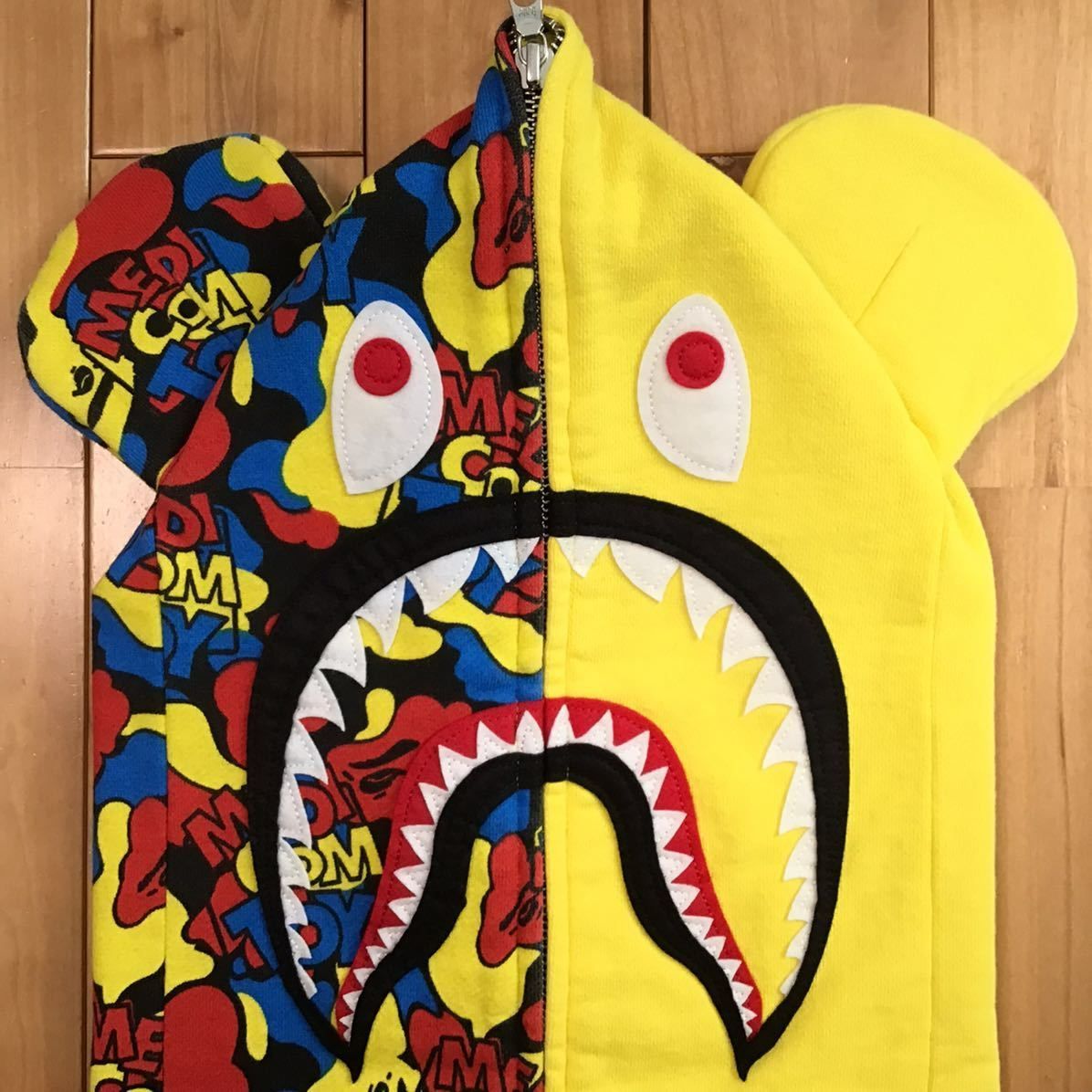 ☆XL☆ BE@R シャーク パーカー shark full zip hoodie a