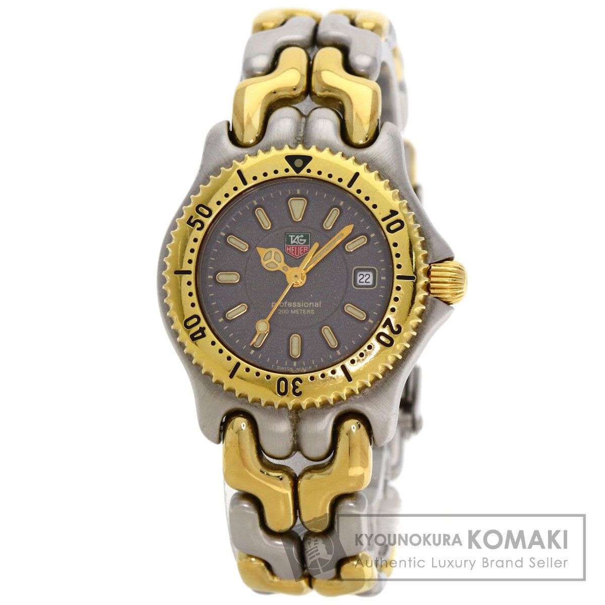 TAG HEUER タグホイヤー WG1320-2 セル デイト プロフェッショナル 腕時計 SS SSxGP レディース