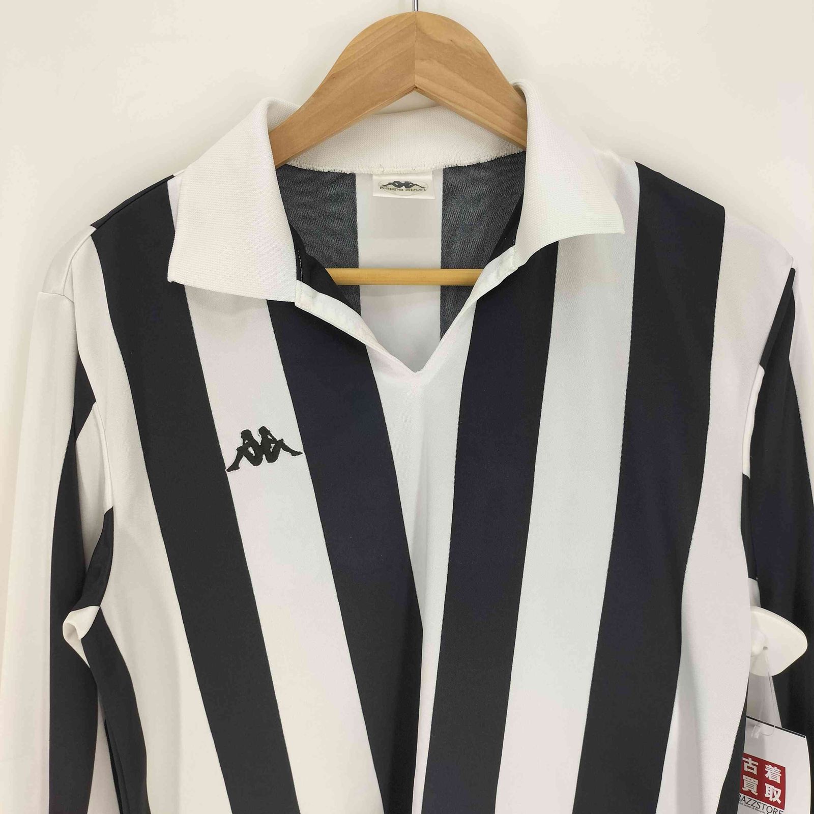 カッパ Kappa 90S ロゴワッペン BIG ストライプ サッカー ゲームシャツ