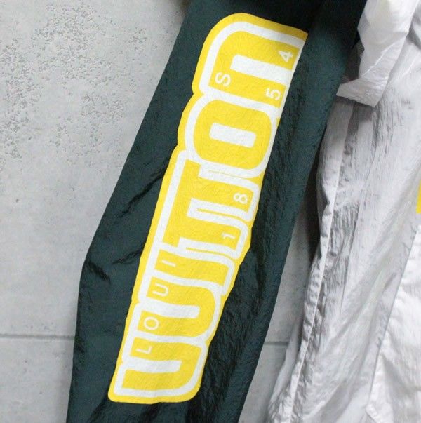 ルイヴィトン パッチワーク ベースボールジャージー ブルゾン 白×緑×黄 在庫処分大セール】ルイヴィトン Louis Vuitton パッチワーク ベース